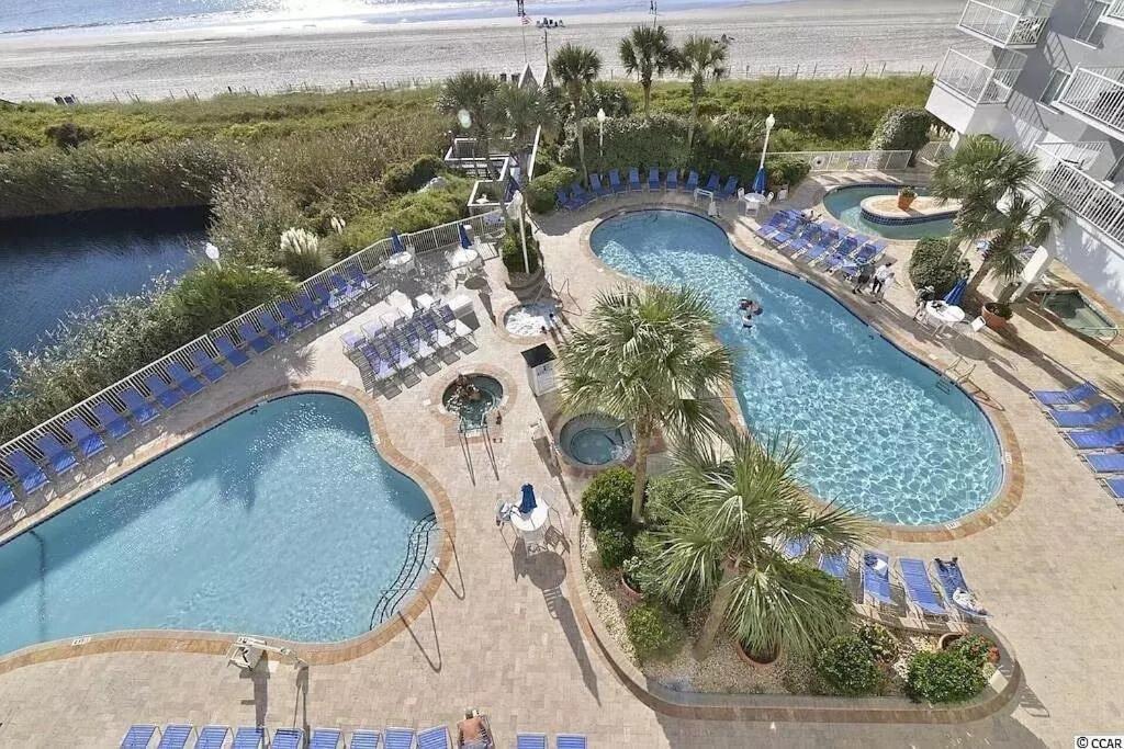 Apartment Direct Oceanfront- King Bedroom- Amazing Views/pools/hot Tubs/beach Access/golf Myrtle Beach